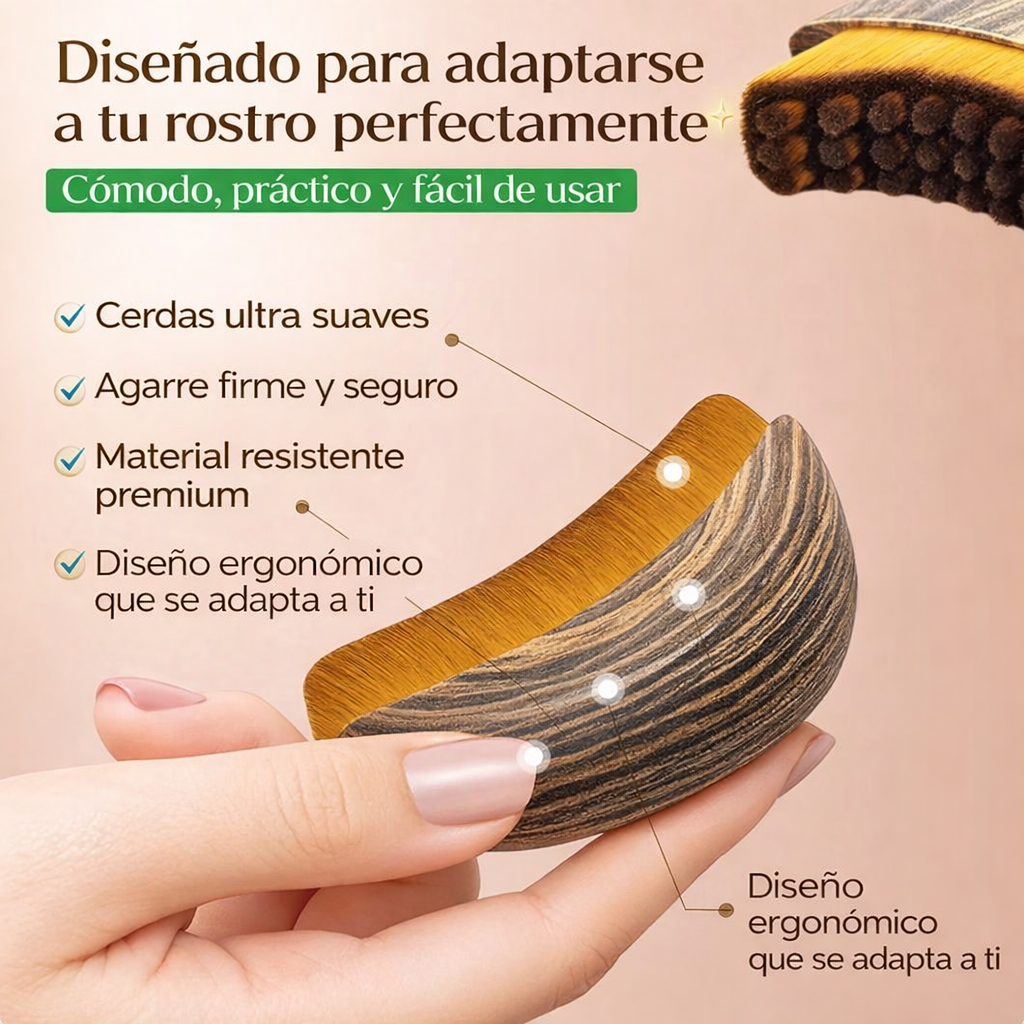 Cepillo Facial para drenaje linfatico