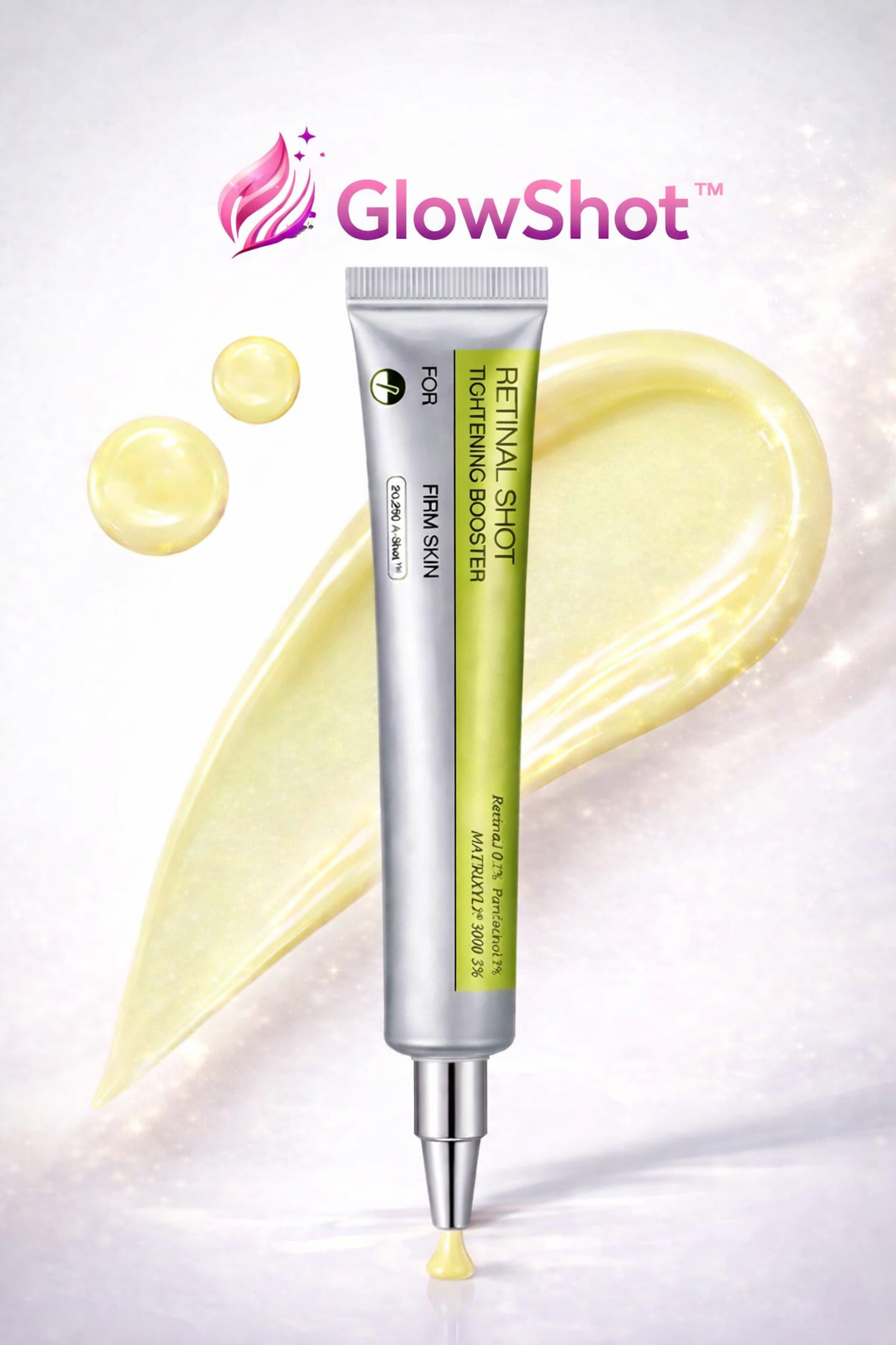 Sérum facial reafirmante con retinol coreano